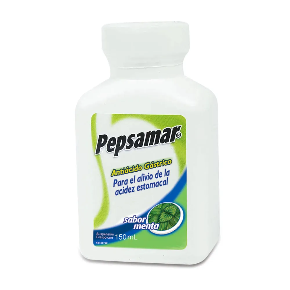 Pepsamar Antiácido Gástrico Menta Suspensión 150 ML