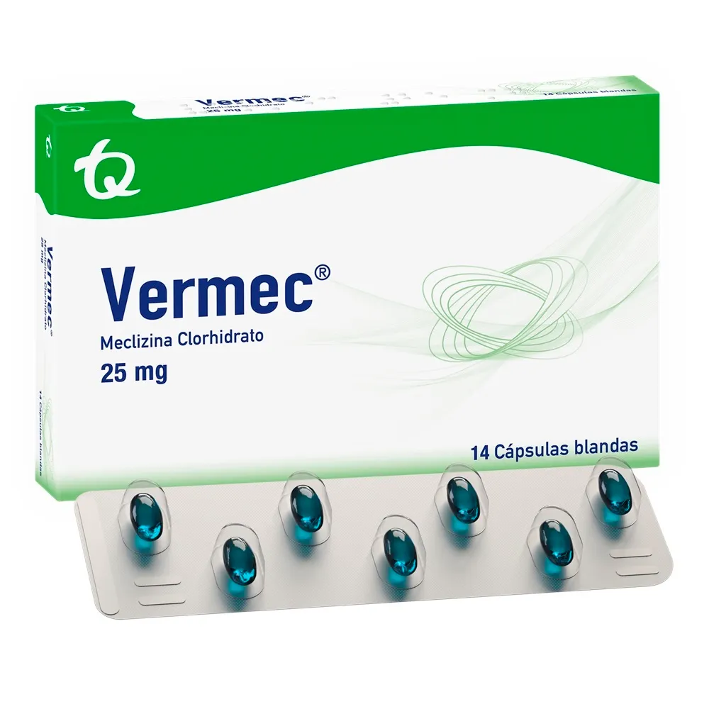VERMEC 25MG X 14 CAPSULAS BLANDAS