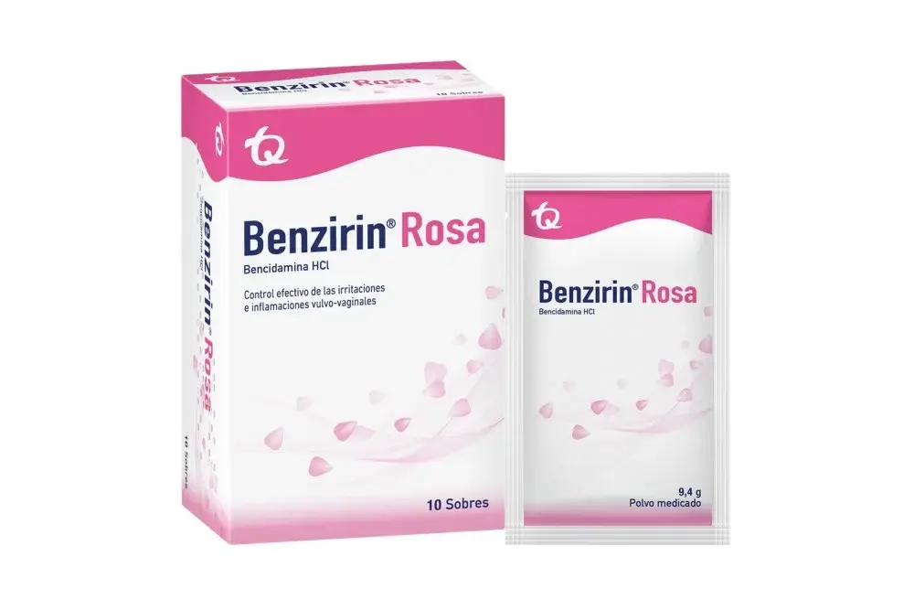 Benzirin Rosa Caja Con 10 Sobres