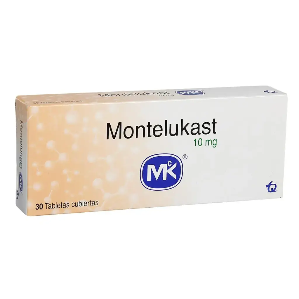 Montelukast 10 mg Tabletas x 30