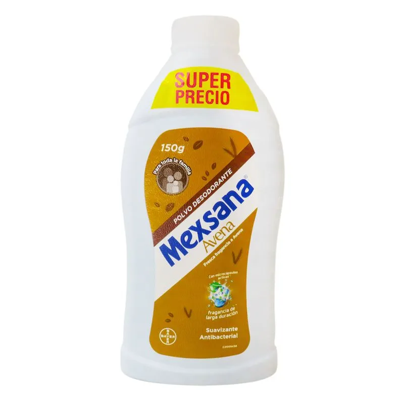 talco mexsana avena x150 g