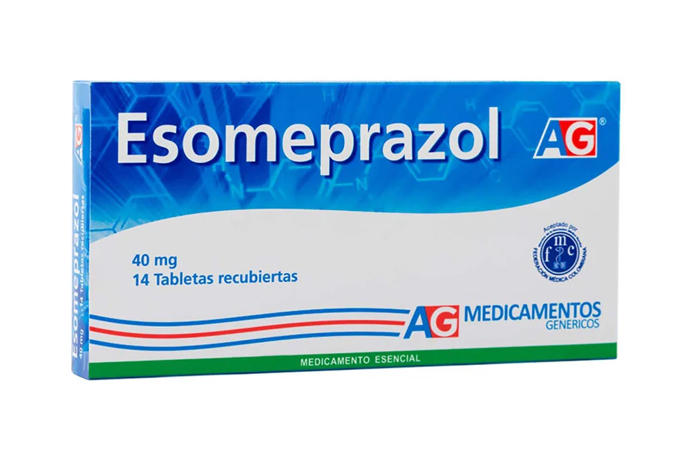 Esomeprazol 40 Mg Caja Con 14 Tabletas Recubiertas