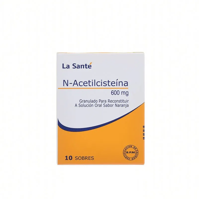 N-ACETILCISTEINA 600 MG (LA SANTE)