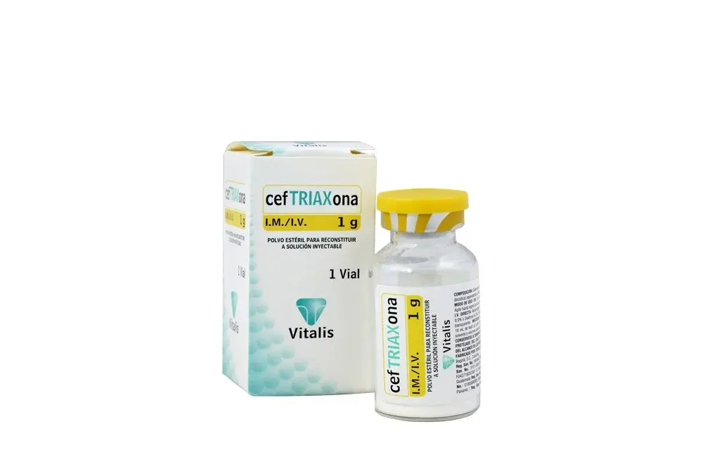 Ceftriaxona 1g Ampollas