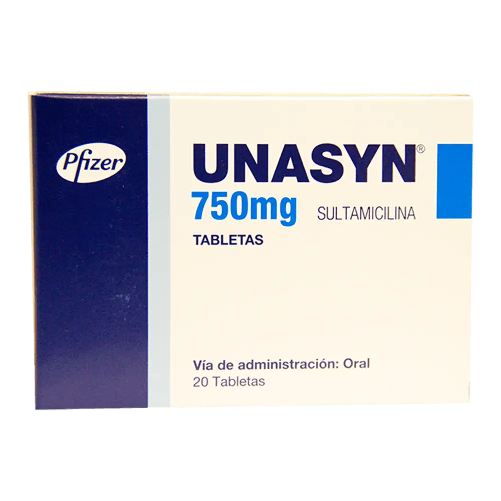 Unasyn Tabletas 750Mg Caja X 20