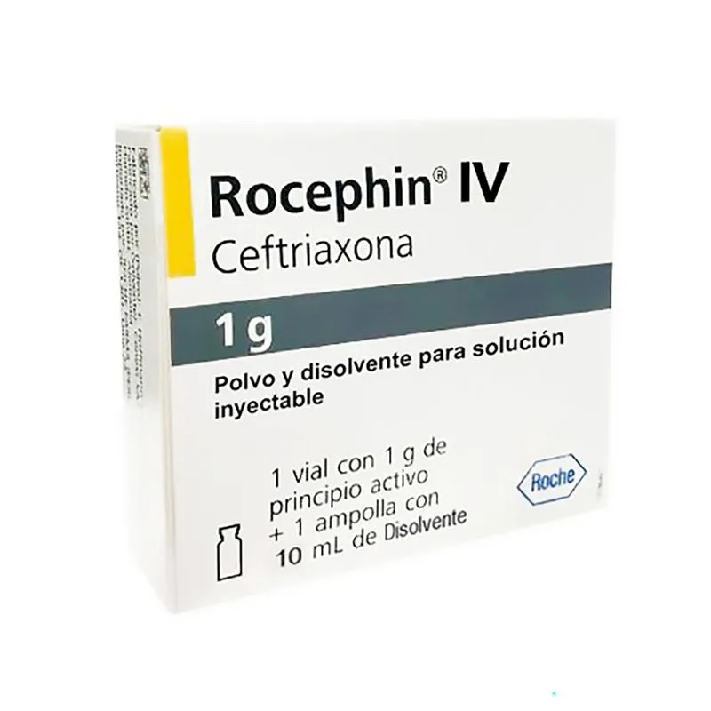 Rocefin Iv 1Gr Polv Iny Vial