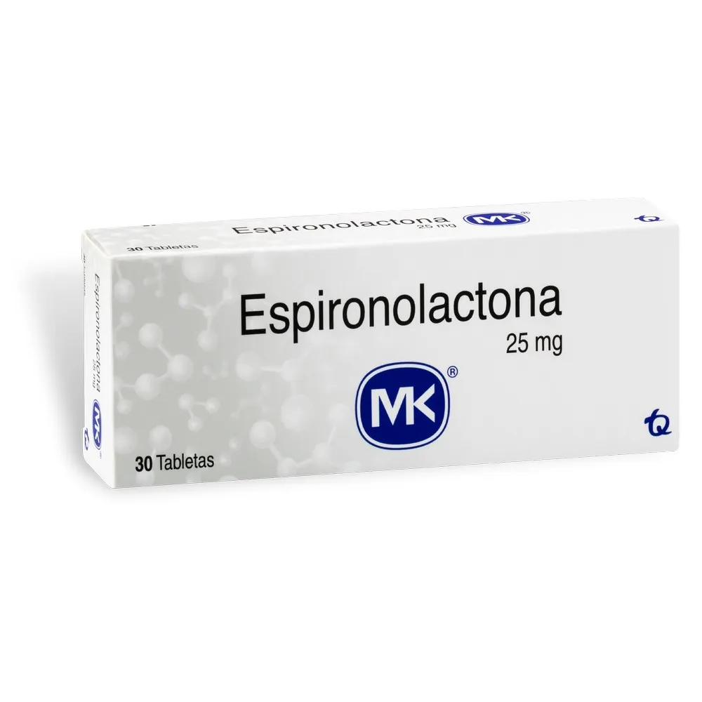Espironolactona Mk 25mg Caja X 30tab