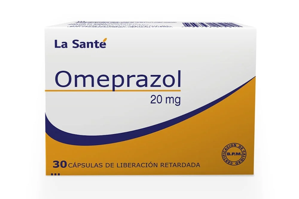 Omeprazol 20 Mg Caja Con 30 Cápsulas