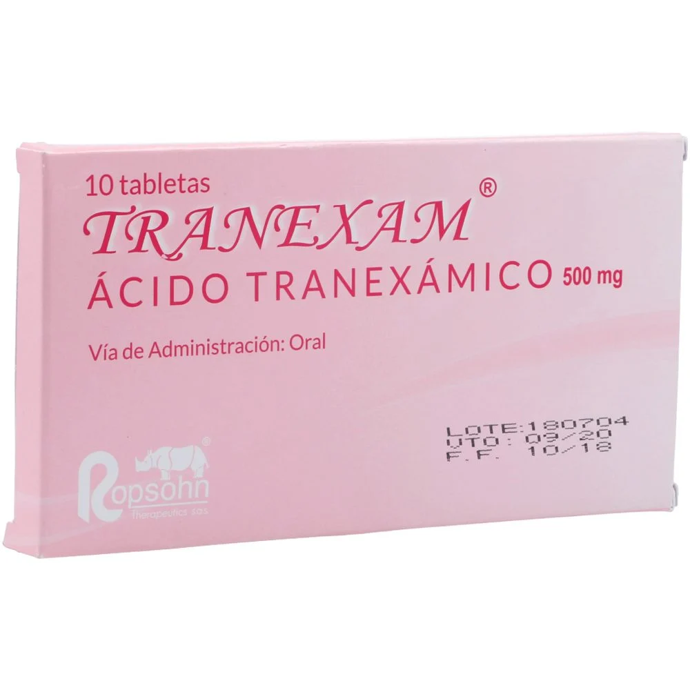 Tranexam 500Mg Caja X 10 Tabletas