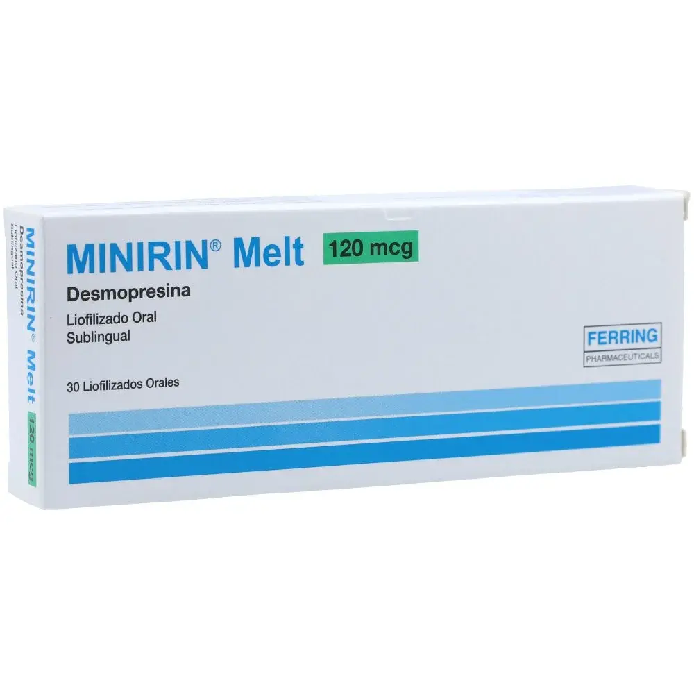 Minirin Melt Sublingüal 120Mcg Caja X 30 Tabletas