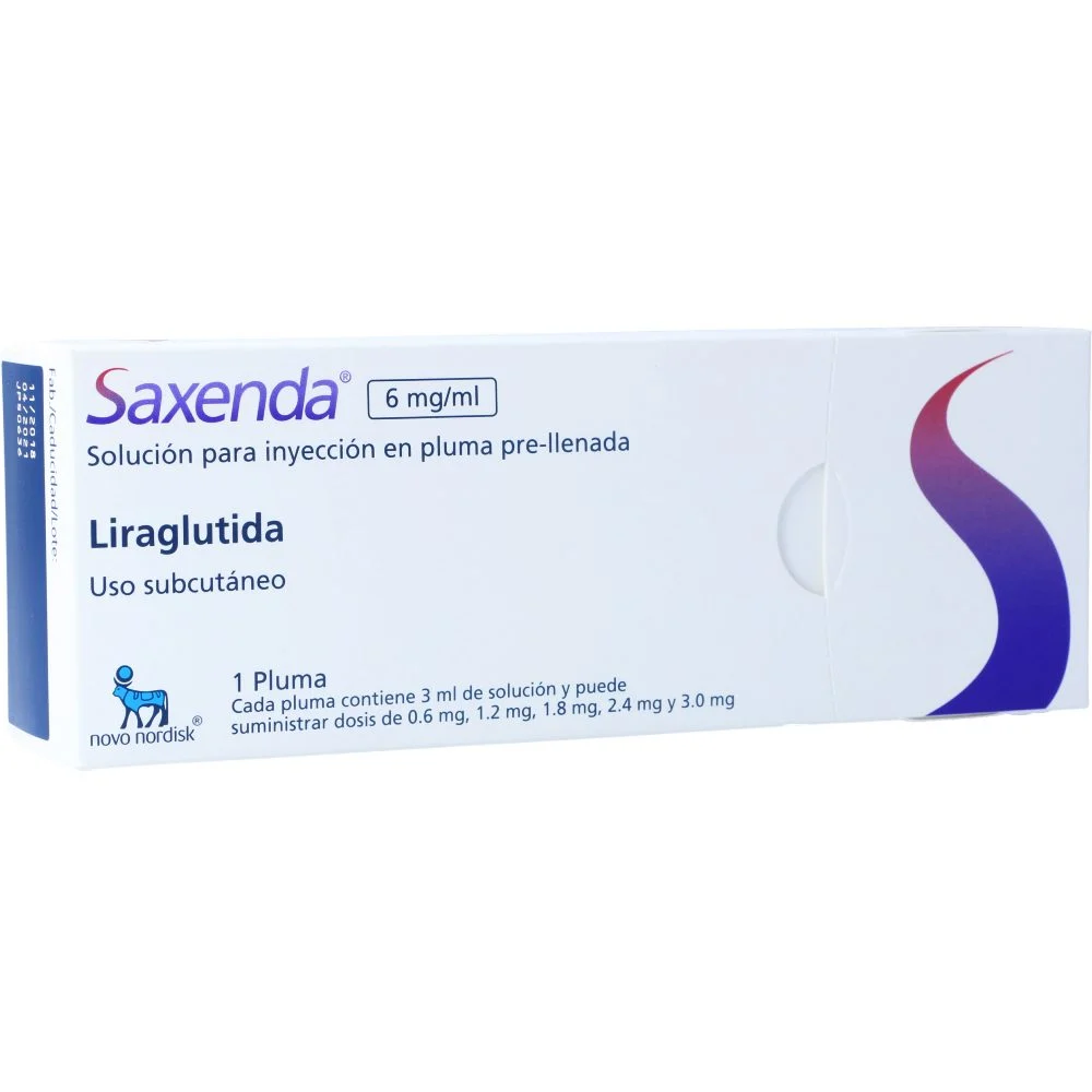 Saxenda 6Mg/mL Solución Inyectable Caja X 1 Jeringa Prellenada