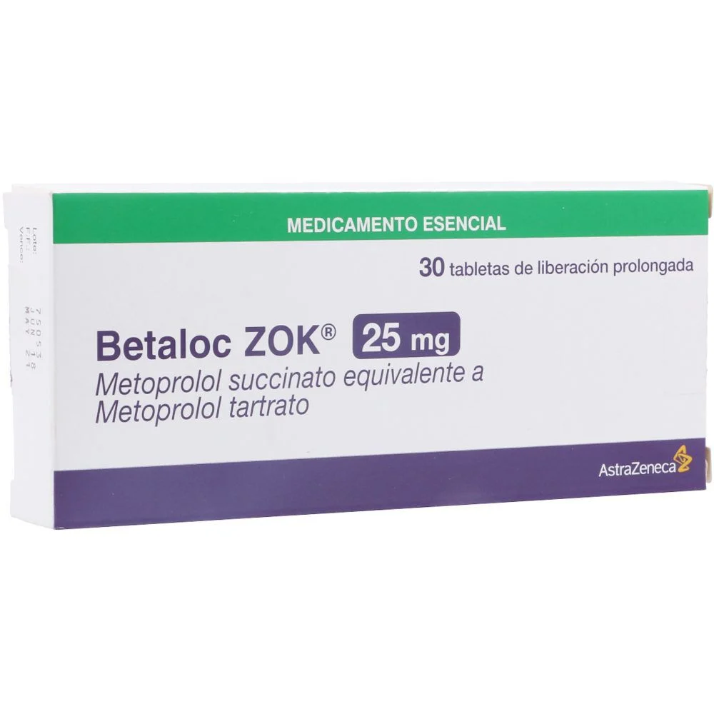 BETALOC ZOK 25 MG 30 TAB ASTRIZENECA