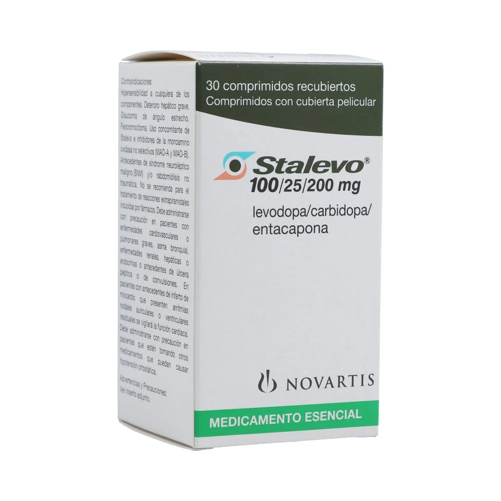 STALEVO 100 25 MG 30 COMPRIMIDOS NOVARTIS