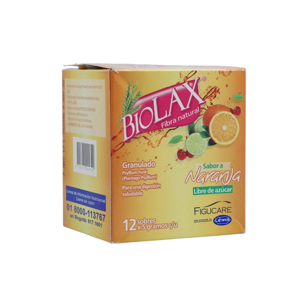 BIOLAX PSYLLIUM SOBRE FIGUCARE
