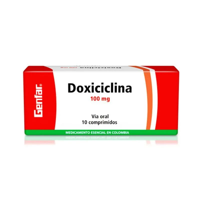 DOXICICLINA 100 MG 10 TAB GENFAR