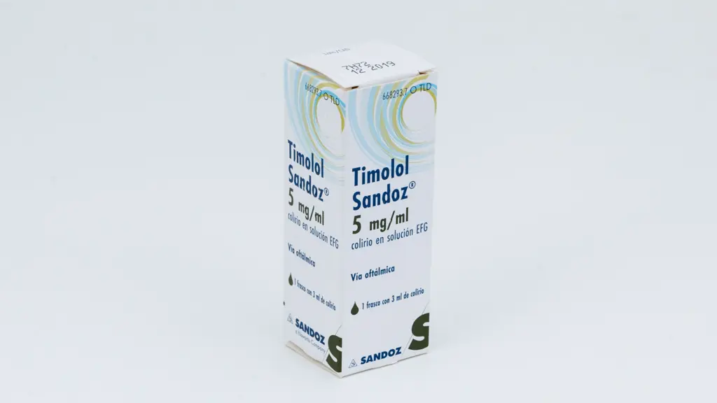 TIMOLOL SANDOZ EFG 5 mg/ml COLIRIO EN SOLUCION 1 FRASCO 3 ml Sandoz