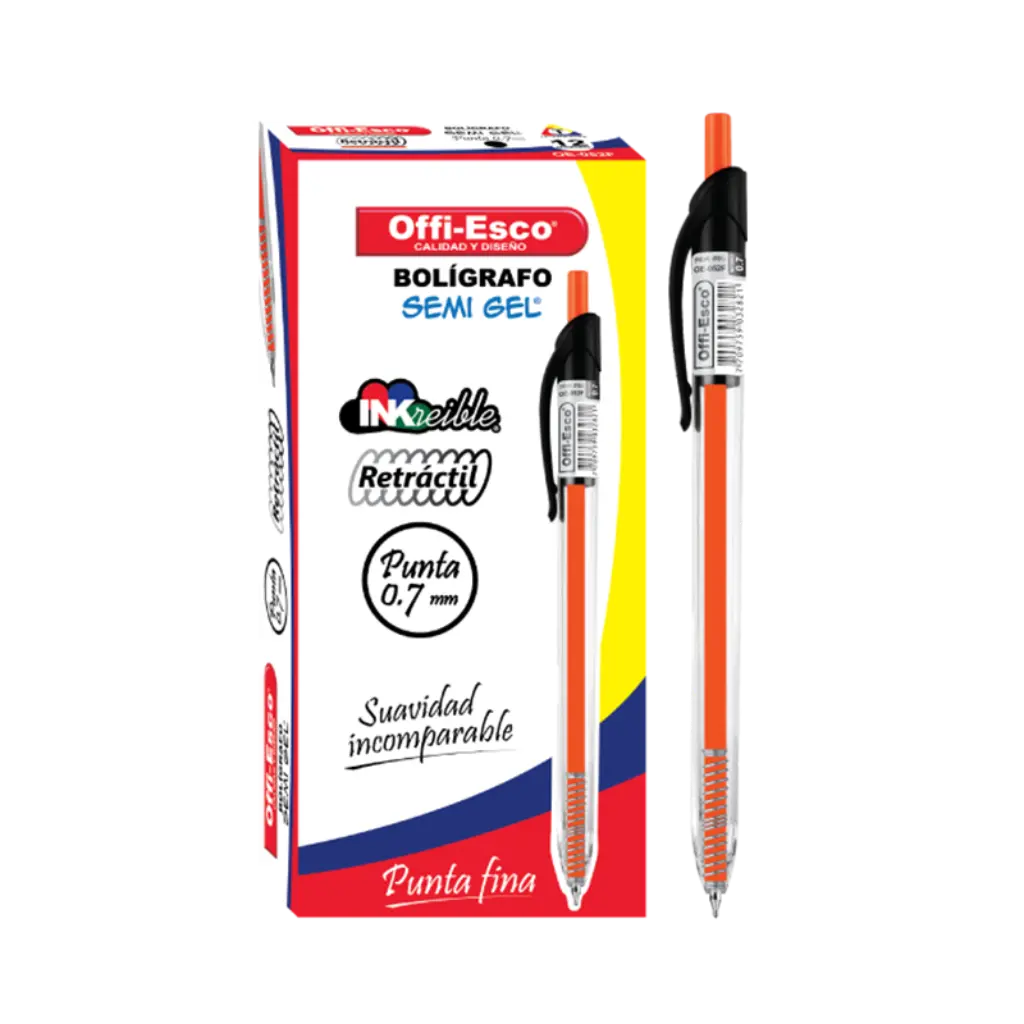 BOLIGRAFO RT SEMI-GEL 052 STDO OFFIESCO