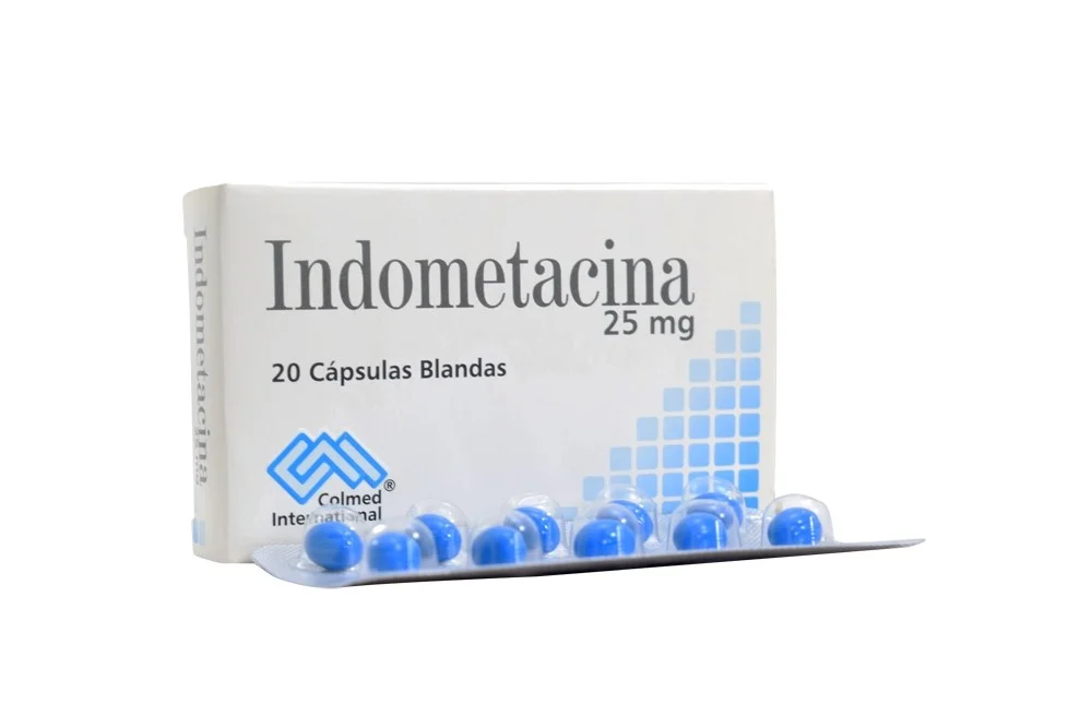 INDOMETACINA 25 MG CAPSULAS CAJA X 20