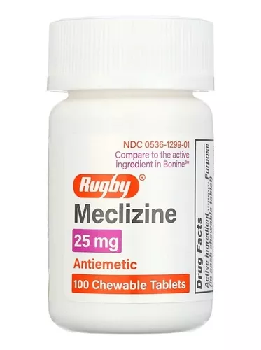 MECLIZINE 25 MG X 100 TABLETAS