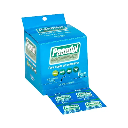 Pasedol 50 mg Caja X 12 Tabletas