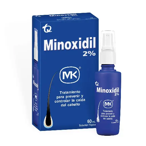 MINOXIDIL 2% SPRAY FRASCO X 60 ML