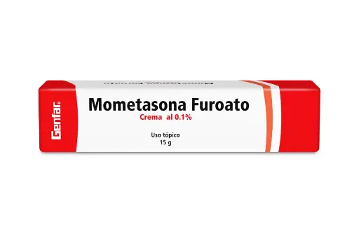MOMETASONA FUROATO 0,1% CREMA CAJA X 15 MG