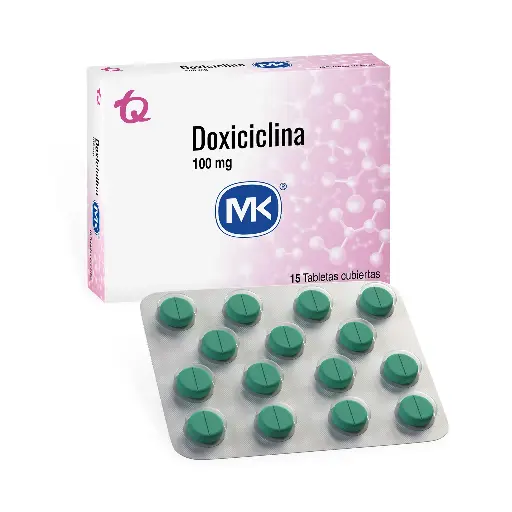 Doxiciclina 100Mg X 15Tab Mk