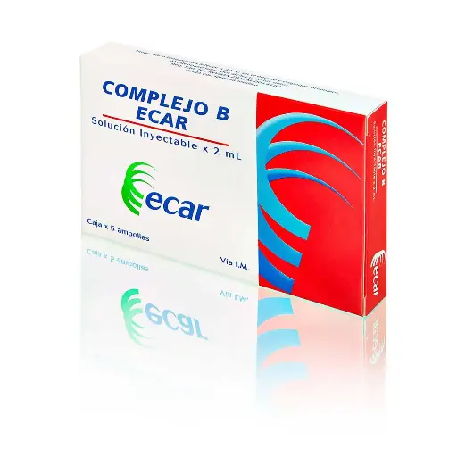 Complejo B Ecar 10 ML X1 Ampolla