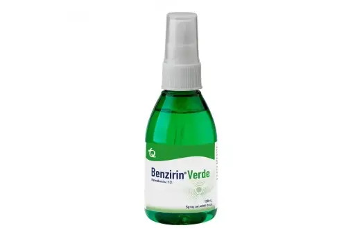 Benzirin Verde Solución Bucal Spray 1.5Mg/mL X 120 mL