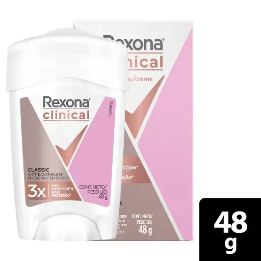 Desodorante REXONA Clinical Crema Mujer (48 gr)
