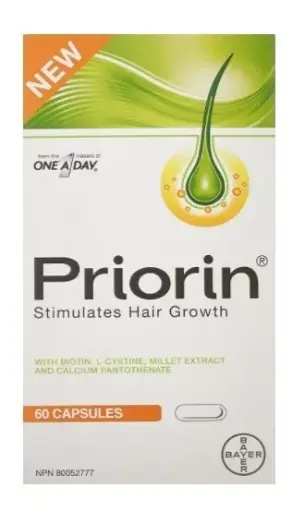 Priorin Estimula Incrementa Crecimiento Cabello 60 Tabletas