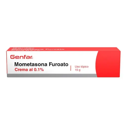 mometasona 0.1% crema x 15 g