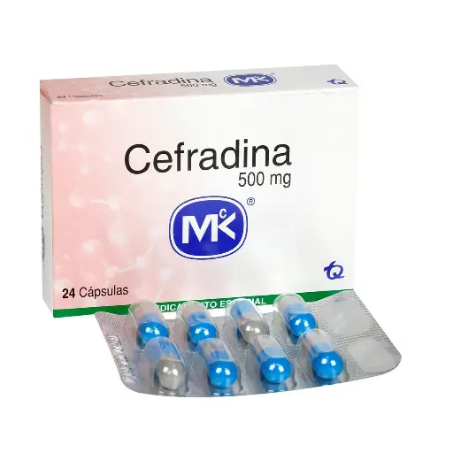 CEFRADINA 500MG X 24 CAPSULAS