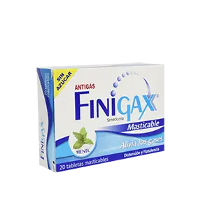 finigax masticable menta x 20 tabletas