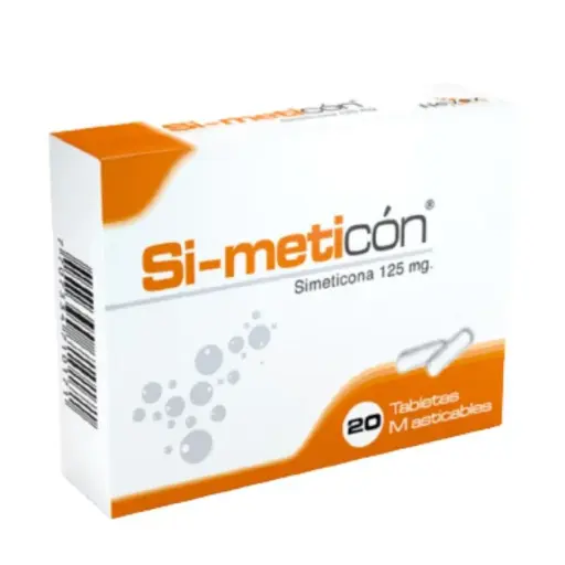 si-meticon 125 mg x 20 tabletas