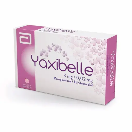 yaxibelle caja x 28 tabletas
