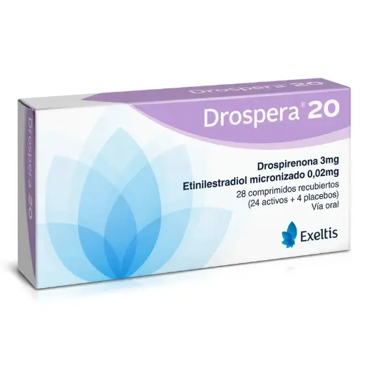 drospera 20 caja x 28 comprimidos