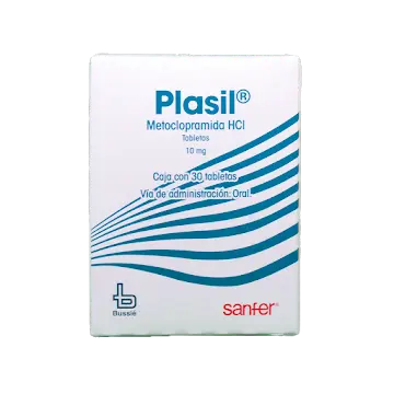 Plasil Metoclopramida Hci 10 Mg Bussie Caja X 30 Comprimidos