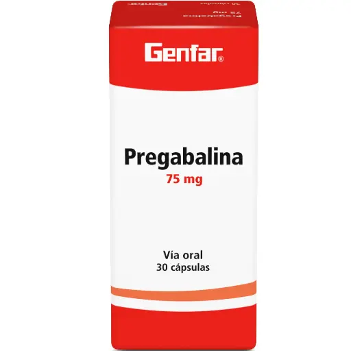 PREGABALINA 75 MG X 20 CAP