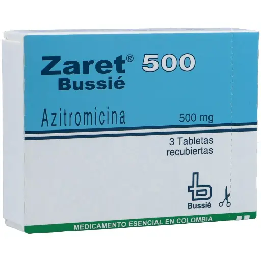 Zaret 500Mg Caja X 3 Tabletas