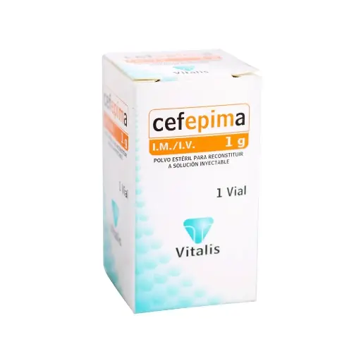 CEFEPIMA VITALIS POLVO PARA INYECTABLE 1 G CAJA X 1 UND