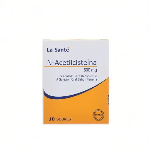N-ACETILCISTEINA 600 MG (LA SANTE)