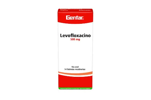Levofloxacino Tabletas Recubiertas 500Mg Caja X 14