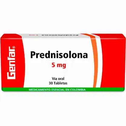 Prednisolona Tabletas 5Mg Caja X 30