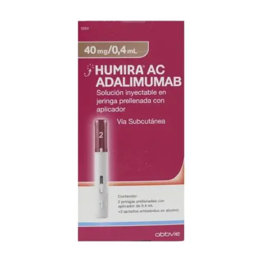 Humira Ac 40Mg/0.4Ml(100Mg/Ml) Solución Inyectable Caja X 2 Jeringa Prellenada