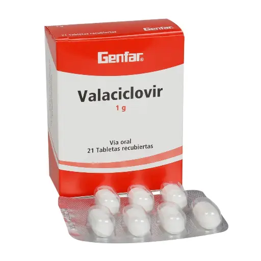 Valaciclovir Genfar 1Gr Caja X 21 Tabletas Recubiertas