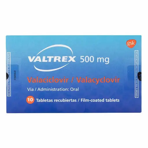 Valtrex 500Mg Caja X 10 Tabletas