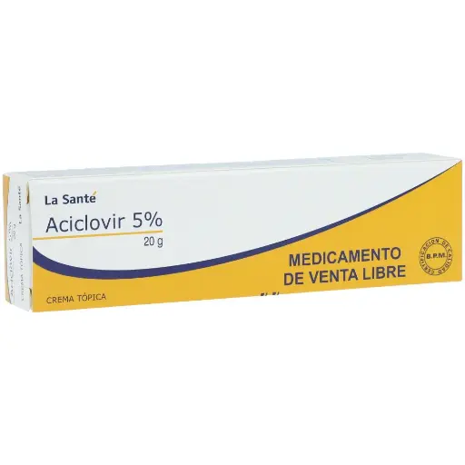 Aciclovir 5% Crema Tópica Tubo X 20 Gr