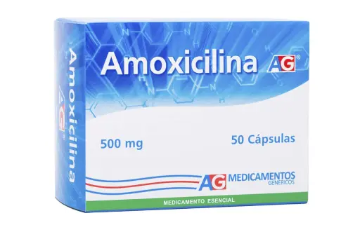 Amoxicilina 500 Mg Caja Con 50 Cápsulas