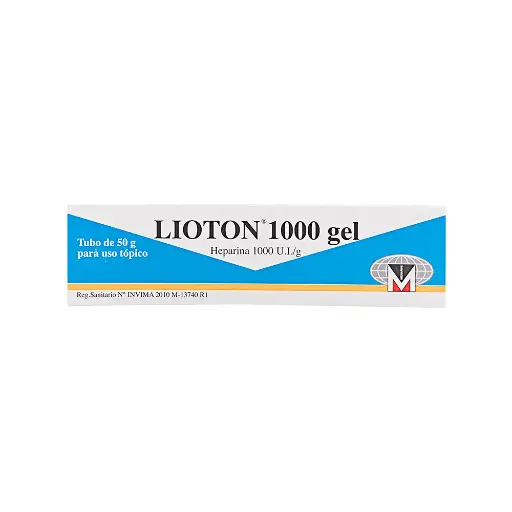 Lioton 1000Ui/Gr Gel Tubo X 50 Gr